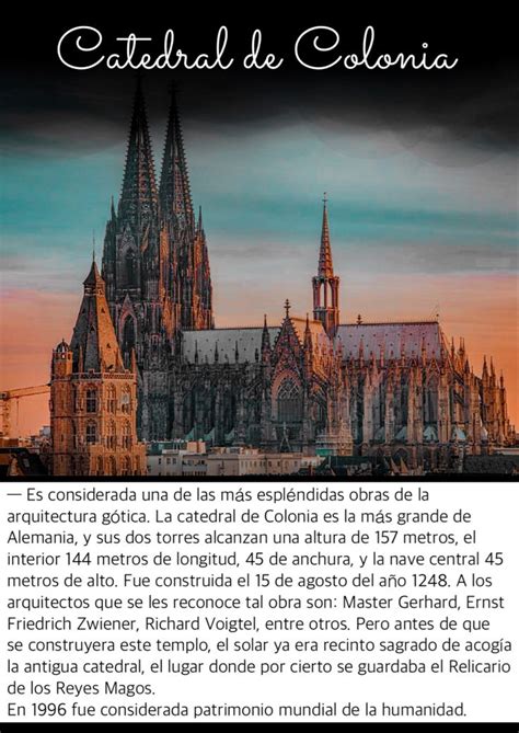 La Catedral De Colonia Cologne Cathedral Cathedral Landmarks