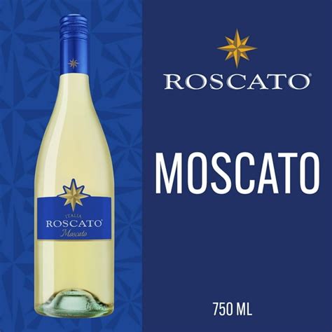 Roscato Moscato White Wine Italy 750 Ml Bottle 7 Abv