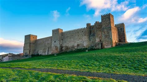 Medieval Castle in the Town of Siguenza Located on Top of a Hill ...