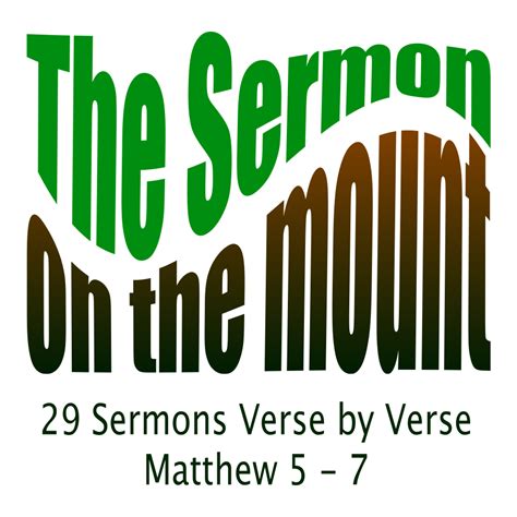 The Sermon On The Mount