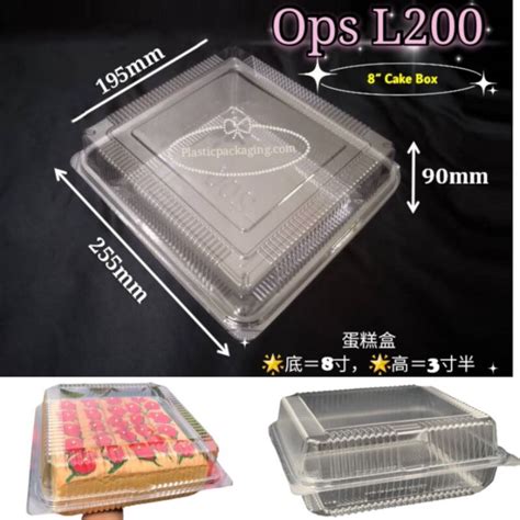 Ops L Benxon Square Cake Tray With Lock Pcs Bakery