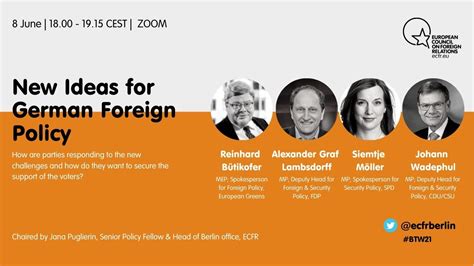 New Ideas for German Foreign Policy | ECFR