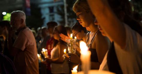 Peaceful Candlelight Vigil In Charlottesville