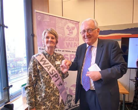 Hosting WASPI Campaigners In Parliament Sir Peter Bottomley