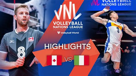 CAN Vs ITA Highlights Week 1 Men S VNL 2022 VCP Volleyball