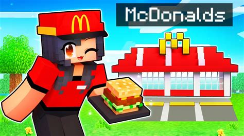 Opening Our Mcdonalds Restaurant In Minecraft Youtube