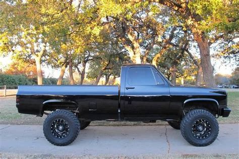 1986 Chevrolet K20 Silverado Texas Custom Lifted Pickup V8 4x4