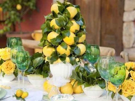 Decora O Lim O Siciliano Sicilian Decor Lemonade Wedding