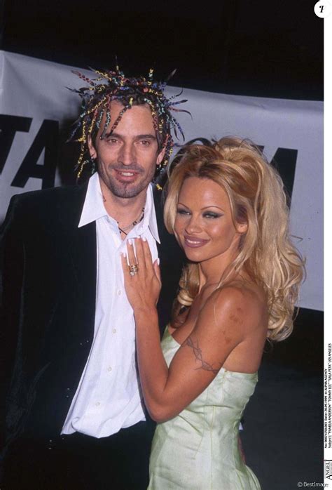 Pamela Anderson et Tommy Lee au Gala de la PETA, à Los Angeles le 20