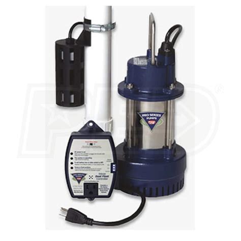 Phcc Pro Series S3033 Sd Pro Series 13 Hp Cast Iron Submersible Sump Pump W Deluxe Controller