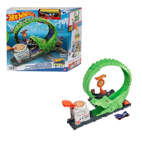 Pista de juguete Hot Wheels City Némesis Cocodrilo Bodega Aurrera en línea