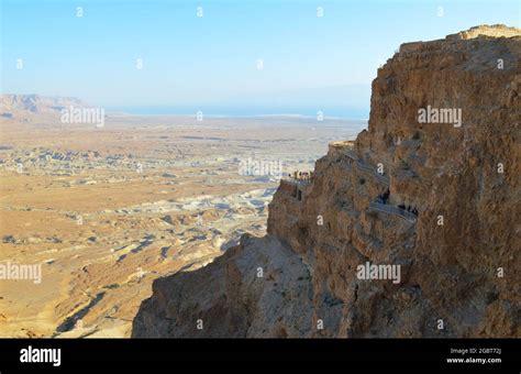 Parque Nacional Masada En Israel Durante La Luz Del D A Fotograf A De