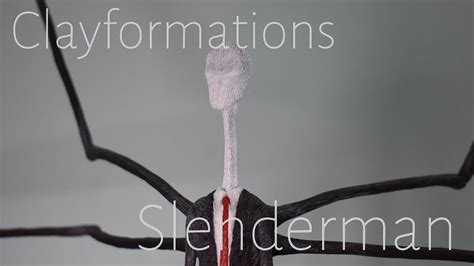 Slenderman Polymer Clay Sculpture Tutorial Youtube