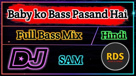 Bass Ko Bass Pasand Hai Remix Hindi Dj Song Royal Dj Songs Youtube