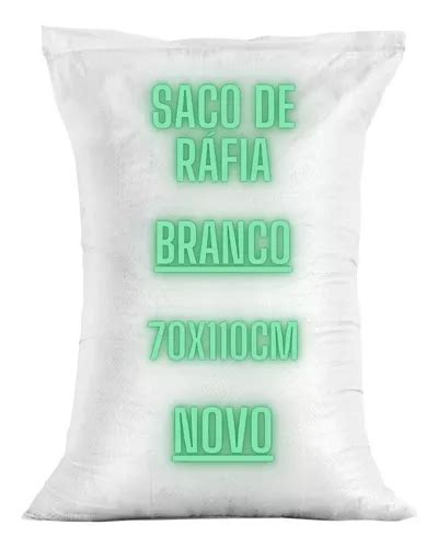 Kit 100 Sacos Ráfia 70x110 Cm Novo Saco De Entulho 100kg Parcelamento