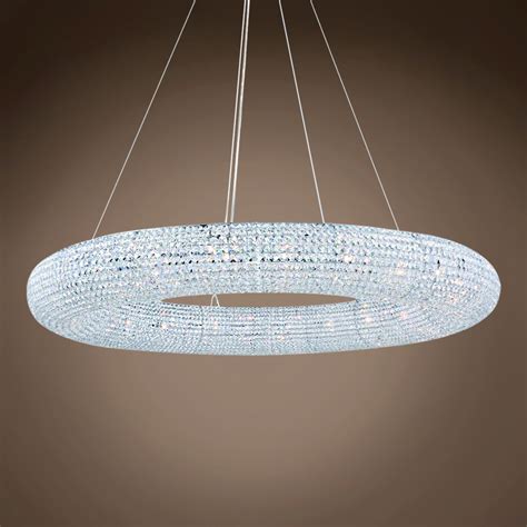 Restoration Revolution Crystal Halo 30 Light 71" Chrome Crystal ...