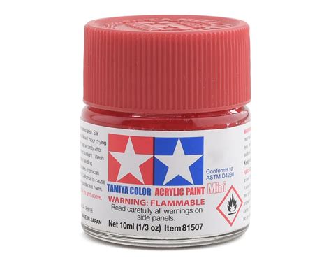 Tamiya X 27 Clear Red Acrylic Paint 10ml TAM81527 HobbyTown