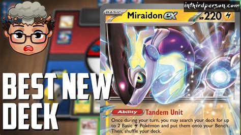 The Best New Deck From Pokemon Tcg Scarlet Violet Miraidon Ex Deck