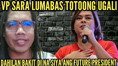 Vp Sara Duterte Hindi Na Future President Dahil Bistado Ang Totoong