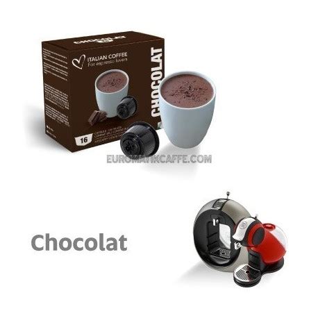 16 CAPSULE ITALIAN COFFE COMPATIBILI DOLCE GUSTO CIOCCOLATA