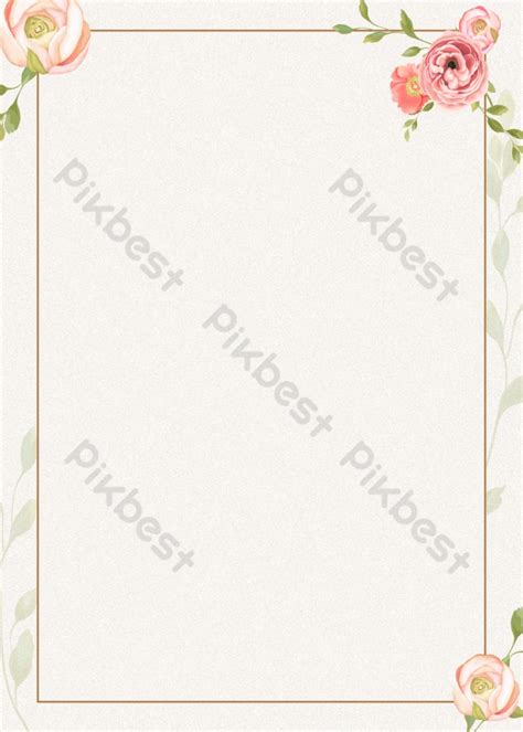 Vintage Floral Border Elegant Background Backgrounds | PSD Free ...