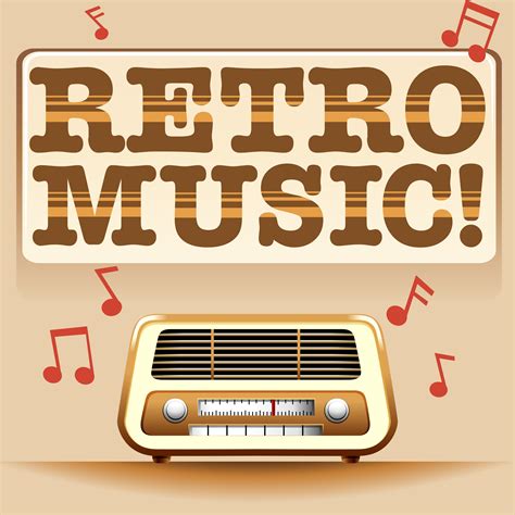 Retro music 446927 Vector Art at Vecteezy