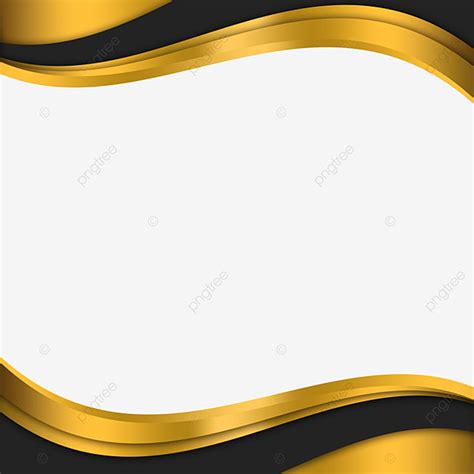 Elegant Gold White Transparent, Gold And Black Wave Elegant, Gold, Wave ...