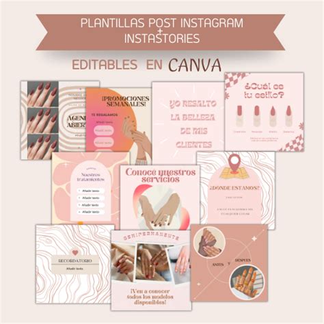 Plantillas Post Instagram Instastories Para Emprendimientos Como