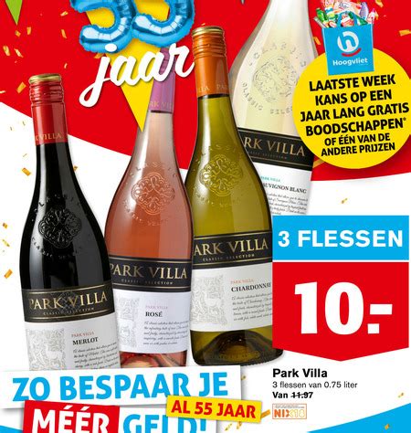 Park Villa Rode Wijn Rose Folder Aanbieding Bij Hoogvliet Details