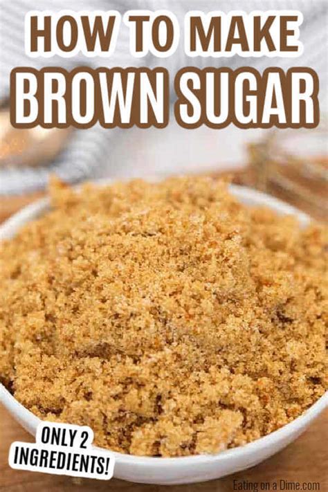 How To Make Brown Sugar Homemade Brown Sugar