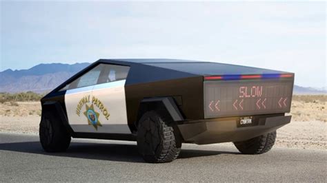 Tesla Cybertruck Border Patrol Chp Polizei Youtube