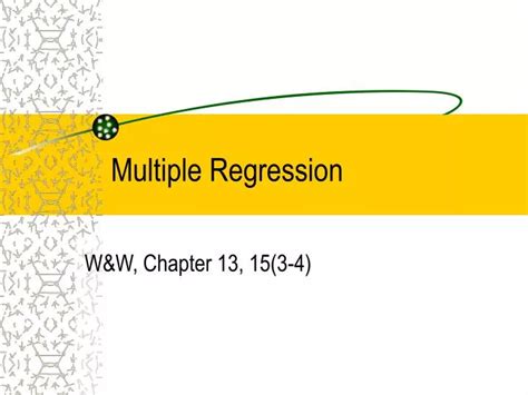 Ppt Multiple Regression Powerpoint Presentation Free Download Id1304723