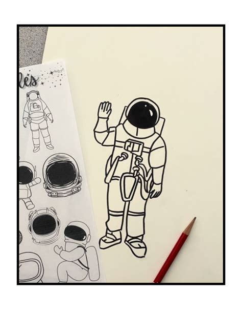 How To Make a Trippy Astronaut - the cozy art teacher blog