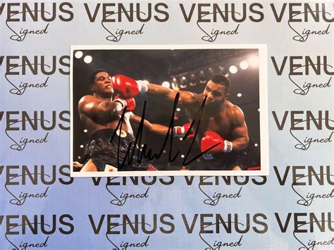 Mike Tyson Autograph Hand Signed Photo Etsy