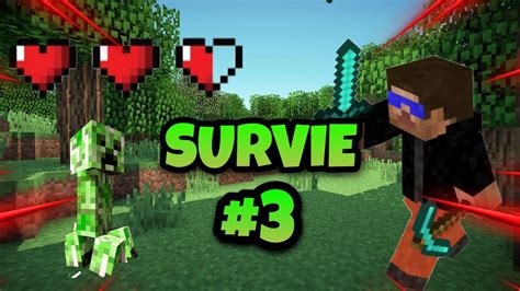 Minecraft Survie 3 Minage Spawner Youtube