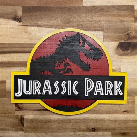 Jurassic Park L Jurassic World Themed Door Sign Personalised Etsy