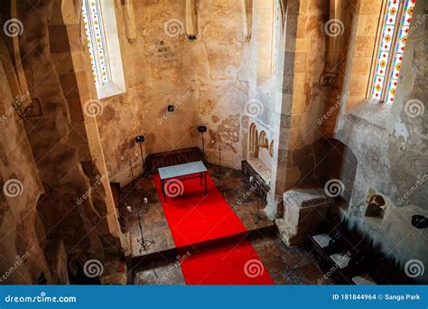 Interior Of Medieval Corvin Castle Hunyad Castle In Hunedoara Romania
