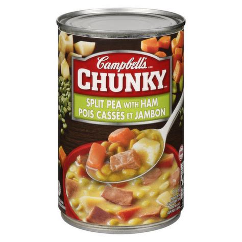 Campbells Chunky Split Pea With Ham Soup Quality Foods