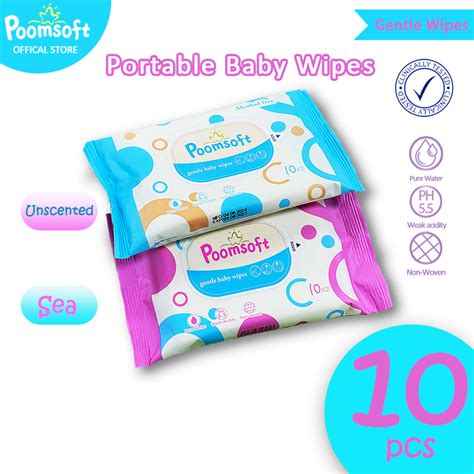 Poomsoft Sheet X Pack Sea Scented And Unscented Alcohol Free