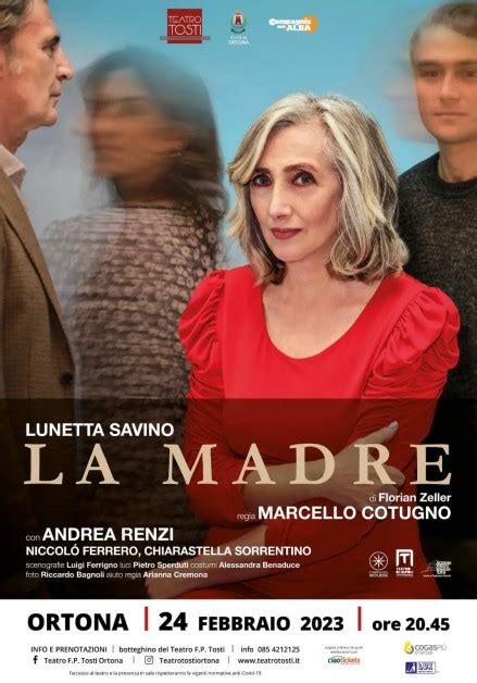 La Madre Con Lunetta Savino Di Scena Venerd Al Teatro Tosti Di Ortona