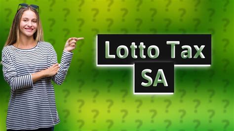 How Much Tax Do You Pay On Lotto Winnings In South Africa YouTube