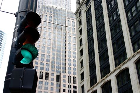 Chicago Street High Perspective Free Photo Download Freeimages