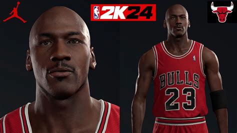 NBA 2K24 BEST MOST ACCURATE MICHAEL JORDAN FACE CREATION LIKENESS AND