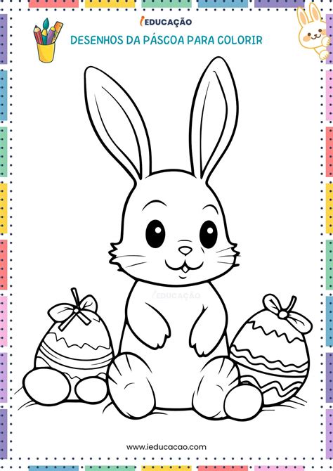 Desenhos De Coelho Da Pascoa Para Colorir E Imprimir - 7