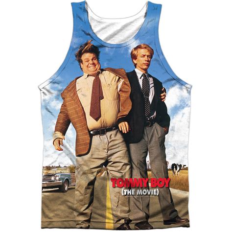 Tommy Boy Poster 100% Poly Mens Tank 347538 | Rockabilia Merch Store