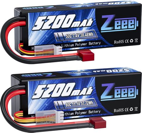 Amazon Zeee S Lipo Battery Mah V C Hard Case Battery