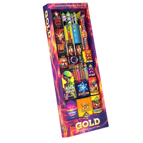 Gold Selection Box Anfield Fireworks