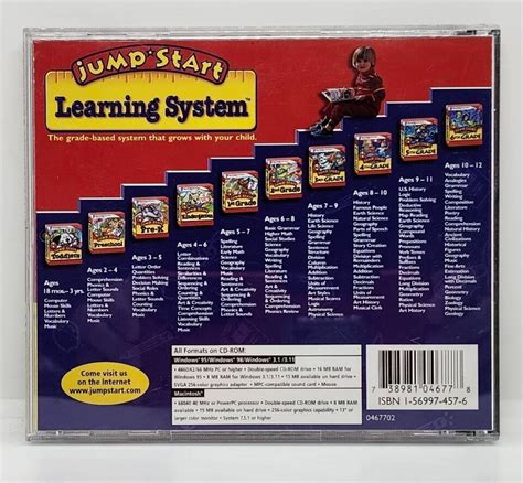 Jumpstart Kindergarten Knowledge Adventure 1998 Cd Rom Windows