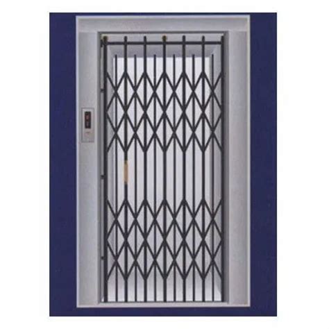 Mild Steel Side Opening Elevator Collapsible Door Steel Swing At Rs