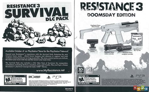 Resistance 3 Vgdb Vídeo Game Data Base